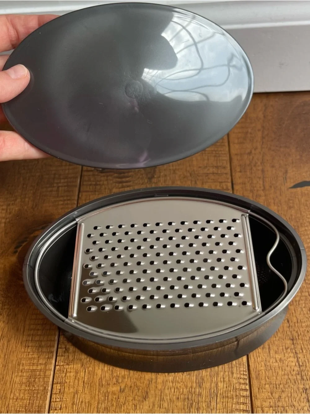 Bodum Parma Plastic Cheese Grater Box Lid Zester Danish design Jorgensen NEW